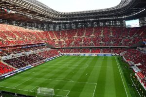 Le stade Prince Moulay Abdellah de Rabat, emblème de la montée en gamme des infrastructures sportives marocaines. Apprendre à décrire le but de l’image (ouvre un nouvel onglet). Laissez vide si l’image est purement décorative. Titre Légende Description URL du fichier : Copier l’URL dans le presse-papiers Smush 11 images reduced by 68,4 Ko (5.7%) Main Image size: 440,15 Ko Resmush | Ignore | View Stats Les champs obligatoires sont indiqués avec * Langue Réglages de l’affichage du fichier joint Alignement Lier à Taille Actions des médias sélectionnés. 1 élément sélectionnéEffacer Insérer dans la publication